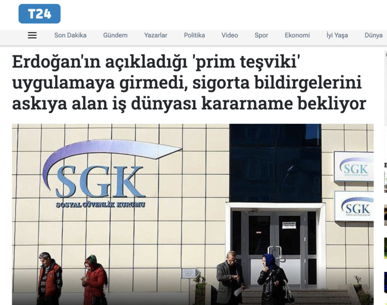 Prozon Yönetim Kurulu Başkanı Bora Ekmekci T24’te Yazdı: İş Dünyası Prim Teşviki Kararnamesini Bekliyor