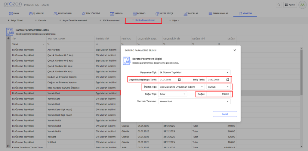 Bordro Parametreleri Listesi 5 image 91